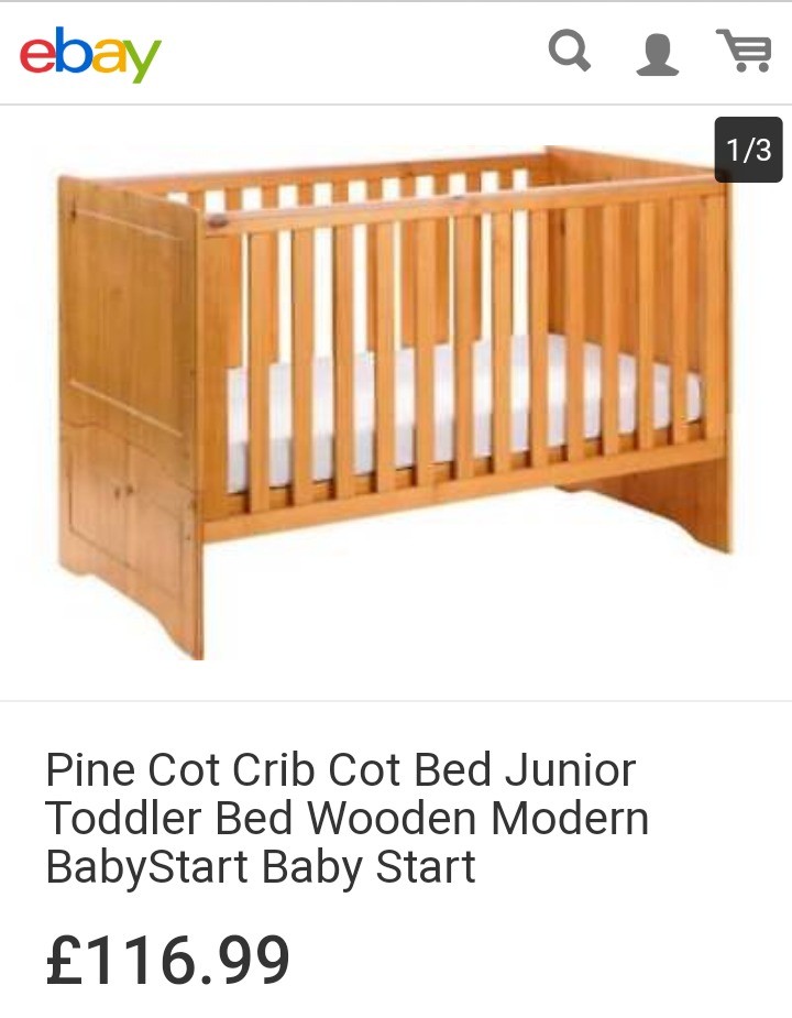 babystart cot bed